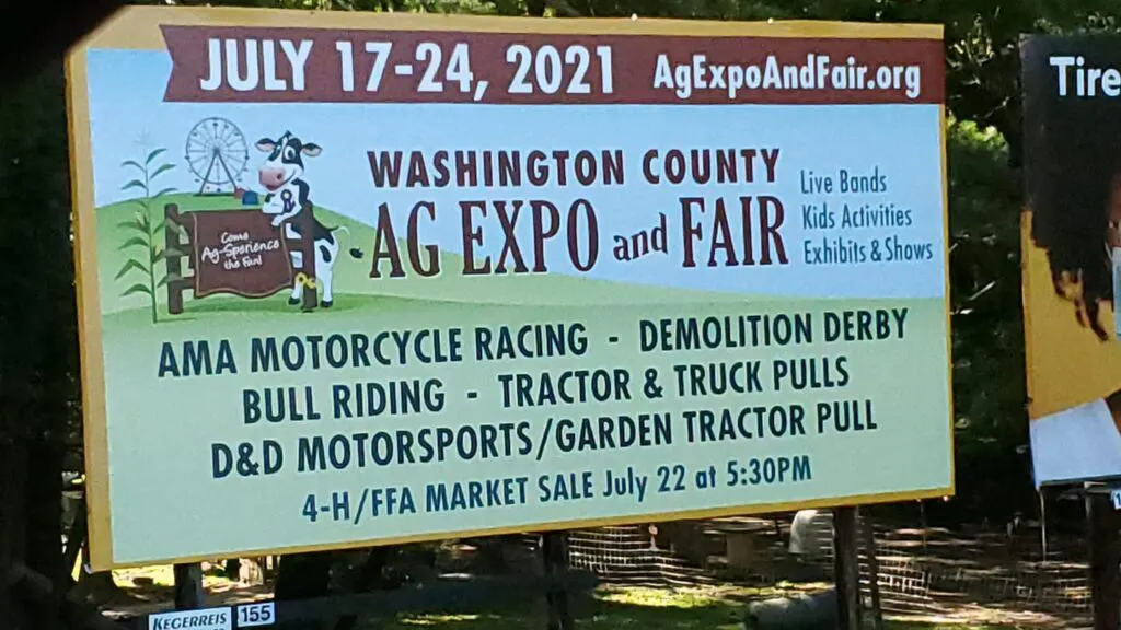 Attend the 2021 Washington County Ag Expo & Fair Washington County