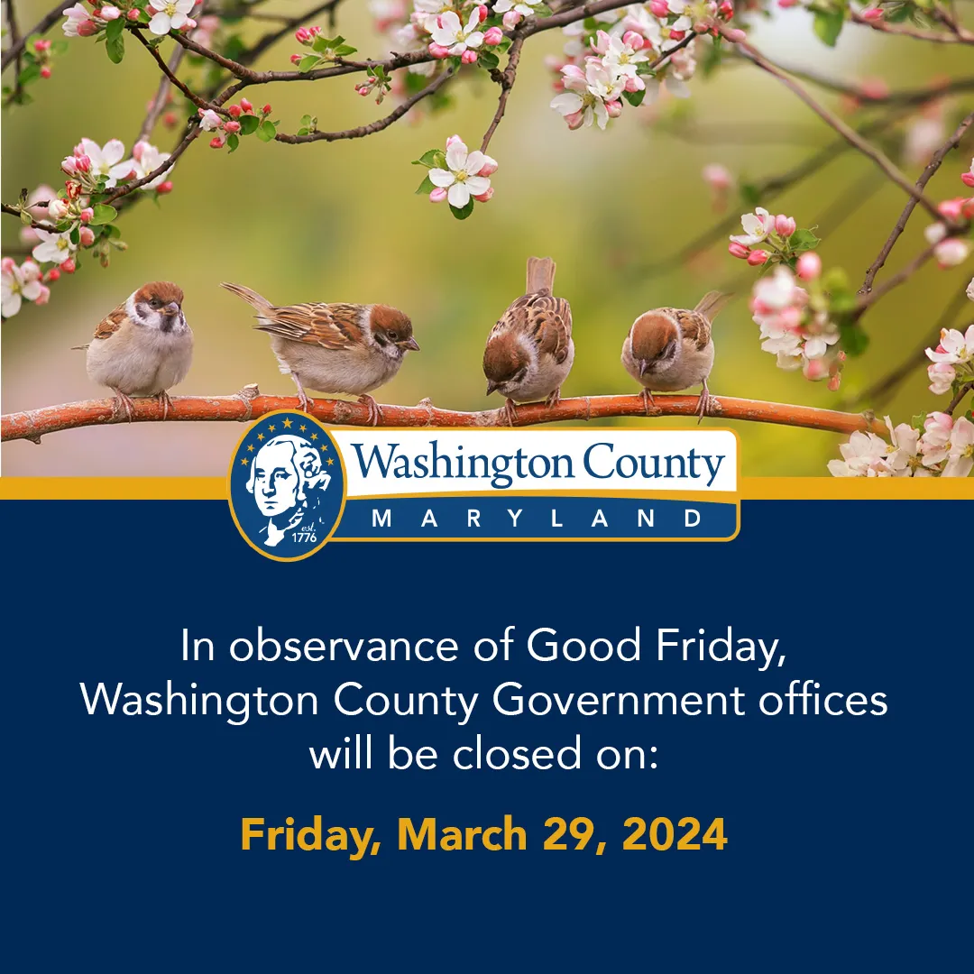 Washington County Government Closed for Good Friday Washington County