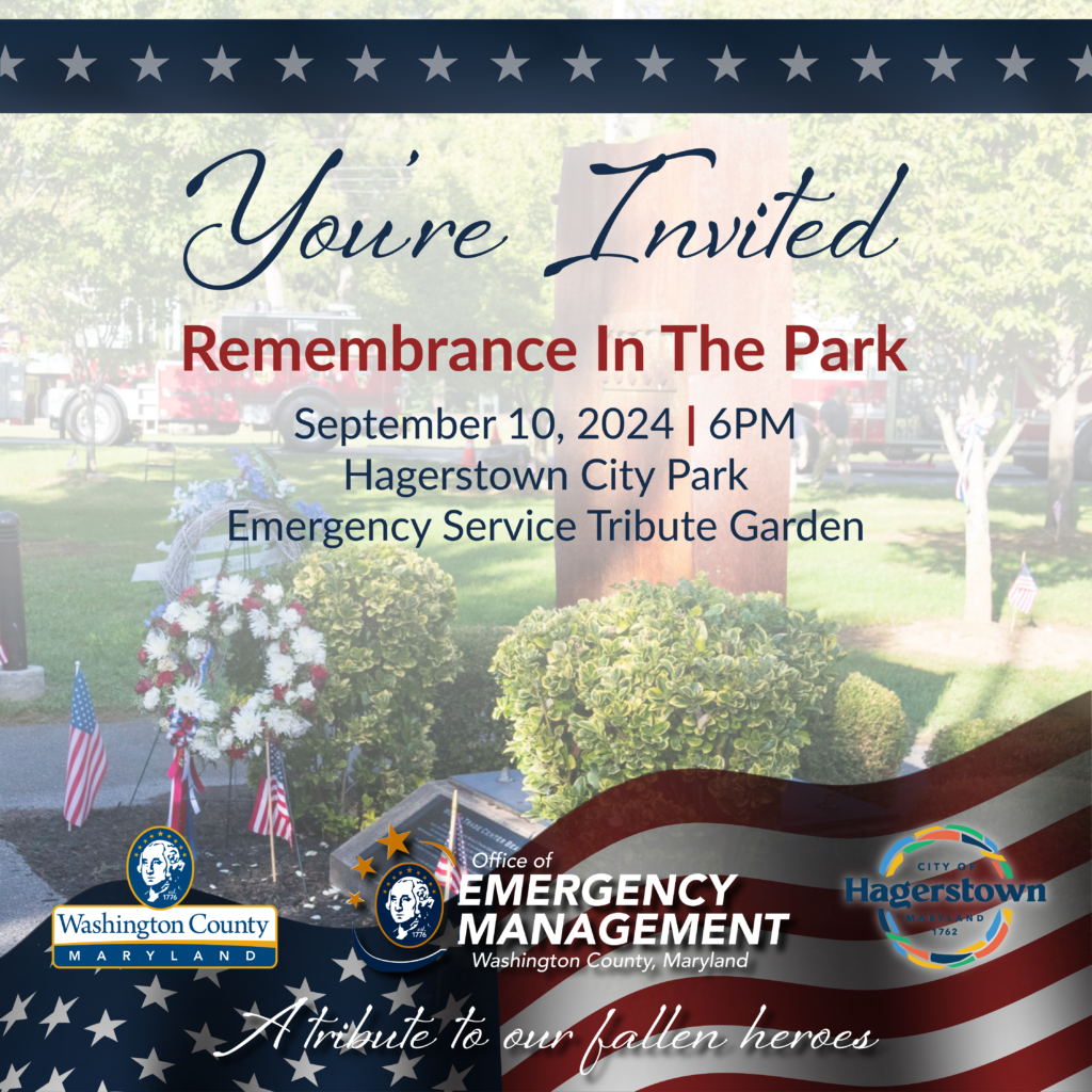 YOU ARE INVITED! 2024 Remembrance in the Park