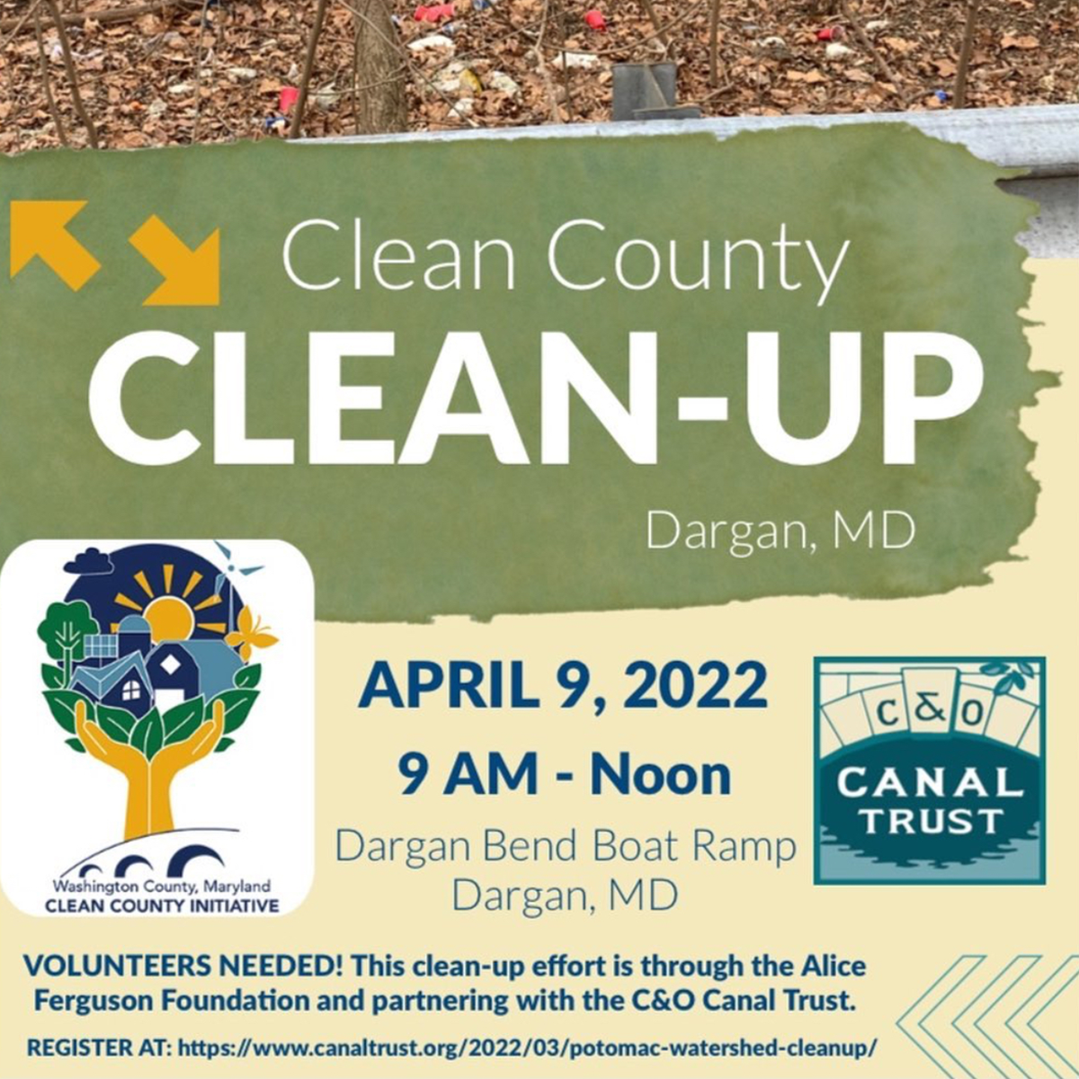 Clean County Clean-Up April 9 - Washington County